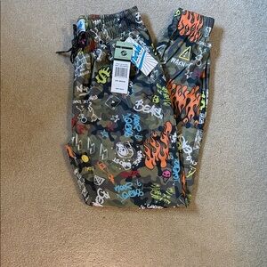 Mens Camouflage Graphic Joggers